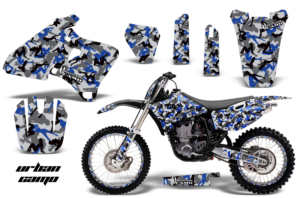 Yamaha YZ426F Graphics Kit Urban Camo Blu